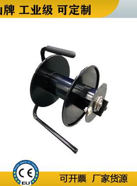 手摇666卷线器可工业卷线器不锈钢卷高压鼓消防缆电管器定力山牌
