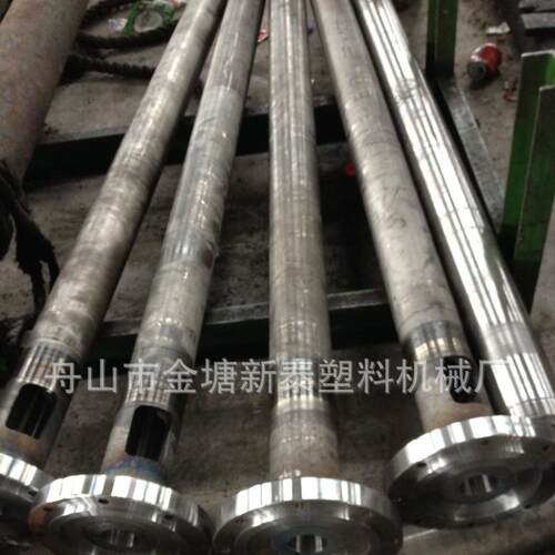 诚信厂家低价承接90/30拉丝拉管吹膜挤出机螺筒双合金螺杆