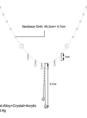 Pearl necklace collarbone chain for women彷珍珠项炼 炼 女 锁