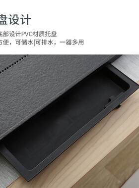 泡乌金整块抽屉储水台天然石石头茶茶盘醒简约干三式家用