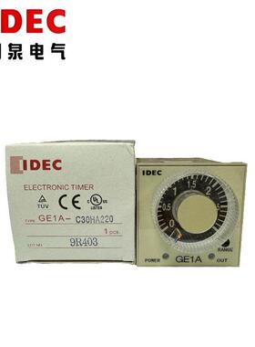 GE1A-C30HA220原装IDEC正品全新和泉电气时间继电器GE1A-C10HA220