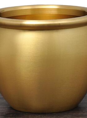 全铜水缸摆件铜缸招财缸水家居客厅办公室装饰工艺品铜缸乔迁礼品