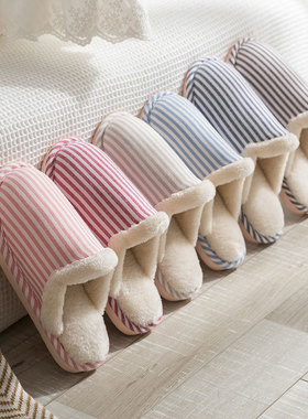 慈溪棉拖鞋女士春秋居家用冬天室内防滑家居保暖冬季毛毛绒情侣男