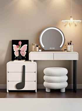 025新款2小型妆台简现代卧室约小户梳型化妆桌斗柜一体87478床头