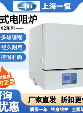 一恒马弗炉实验室高温箱式电阻炉SX2-4-10NP热处理灰分退火淬火炉