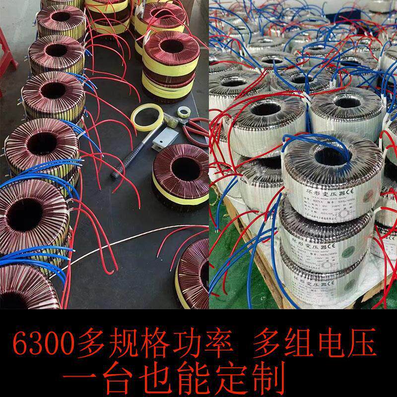 环型变压器步进驱动电源音响隔离功放变压器100W300W1500W全铜线