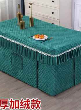 新款烤加火HG156154罩电罩套厚加绒长方形电茶电几罩套暖炉炉罩套