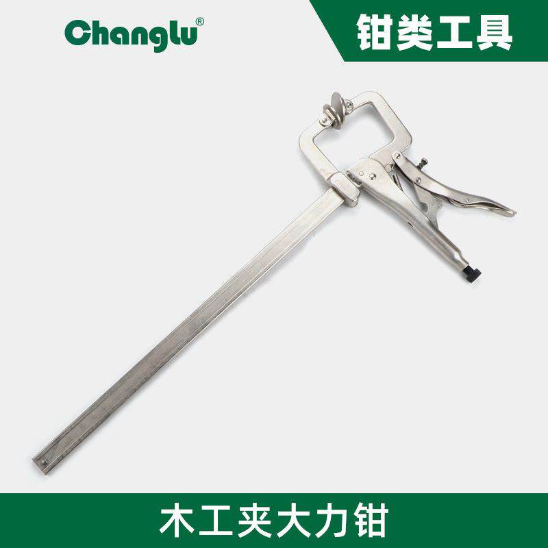 长鹿木工夹CL602002c型大力快速直角固定板式紧器a字压紧夹子