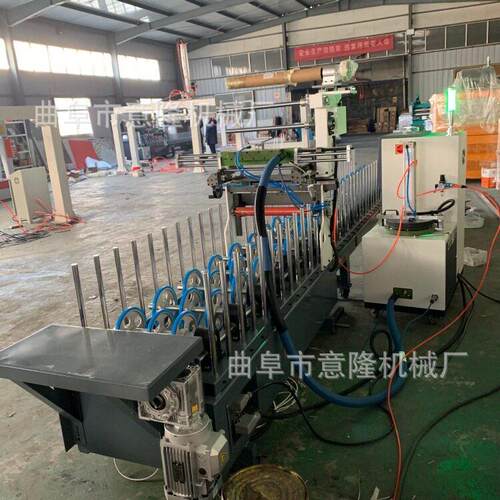 意隆 数控热熔胶大板包覆机各种线条全自动包膜机碳晶板覆膜机