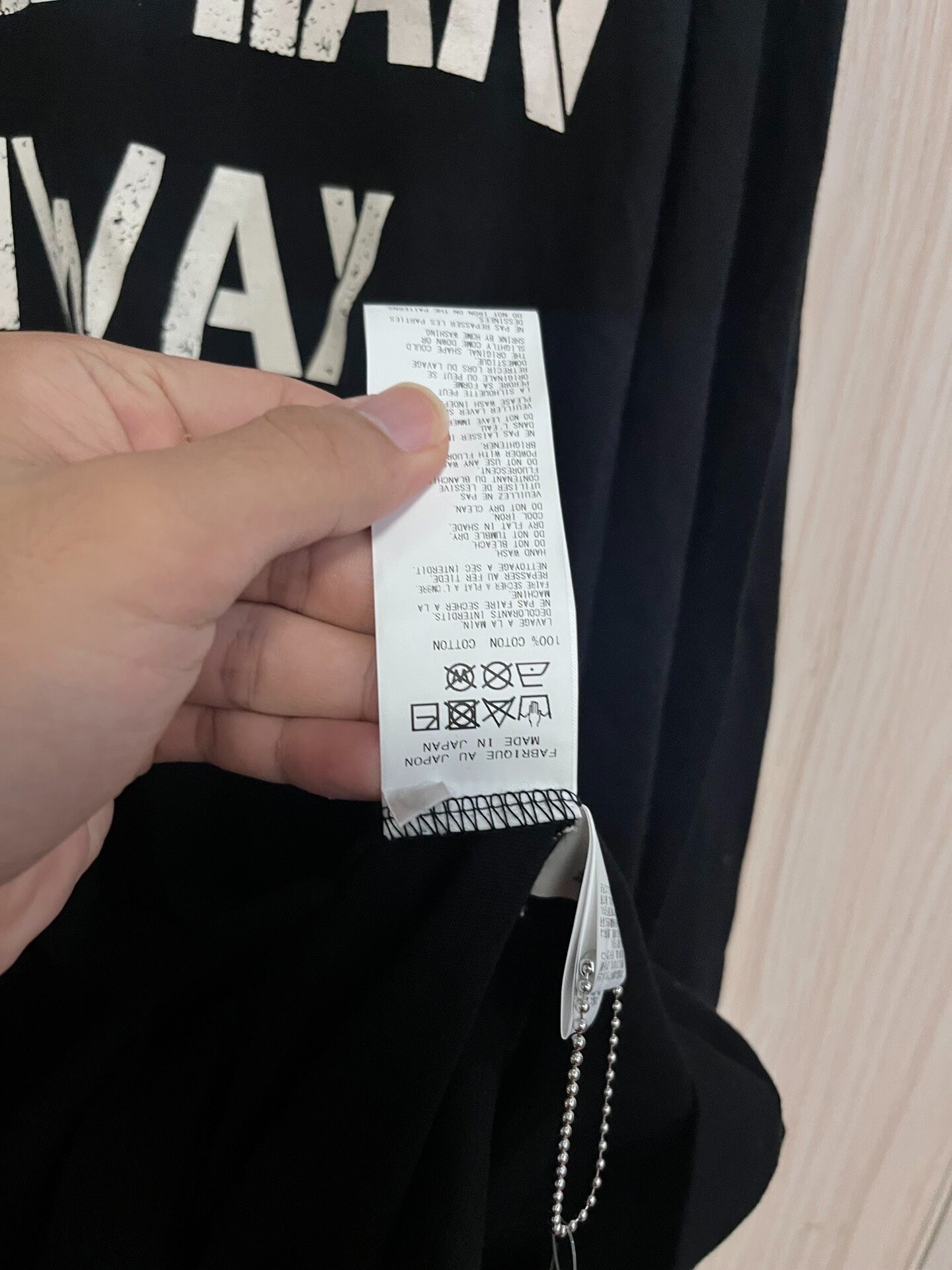 Yohji Yamamoto BOHEMIAN HIGHWAY Sweatshirt — label