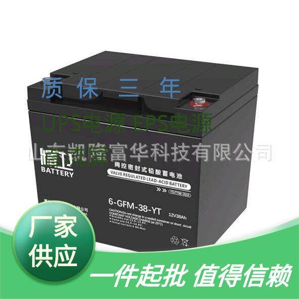 科华精卫电池6-GFM-65-YT铅酸免维护电瓶12V65ahUPS电源用蓄电池