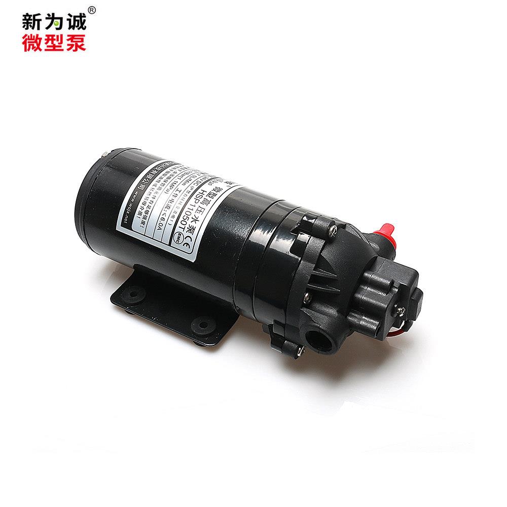 新为诚隔膜泵24v高压微型水泵12v自吸液泵HSP11050T工业小型水泵