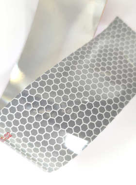 棱镜型银灰色反光膜solas贴卷材胶带镀铝海事电高亮反光a-反光pet