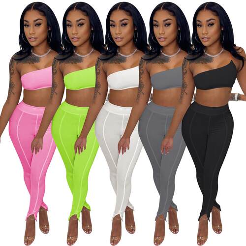 Women's suspender chest wrapped fishtail leg sports