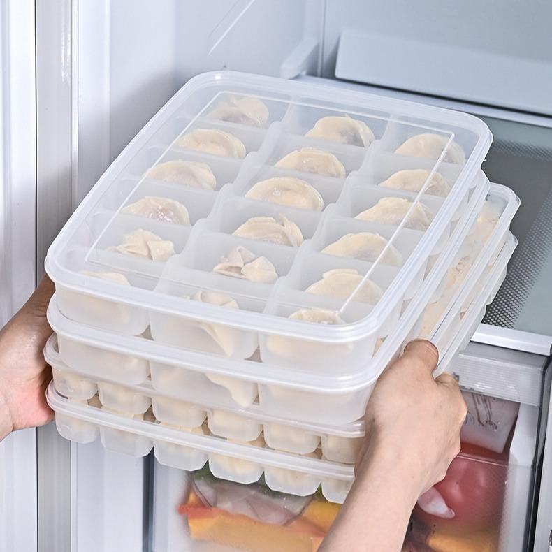 水饺叠加冰箱保鲜收纳速冻饺子盒
