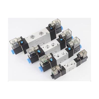 FT华通二位五通控制电磁阀A控4V210O-08换向阀24V108气动制阀12V2