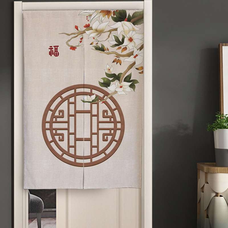 定制布艺门帘家用家居卫生间厕所厨房遮挡布帘子免打孔卧室隔断帘