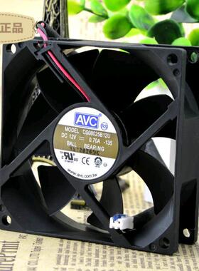 原装AVC8CM802512V0.70ADS08025B12U双滚珠2线散热风扇