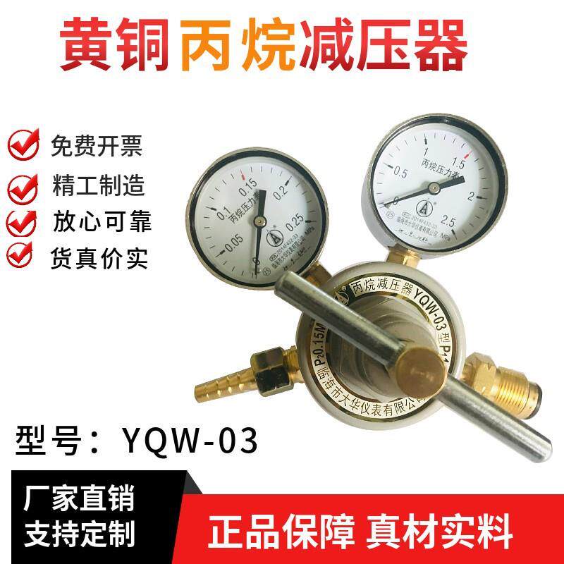 勇超牌丙烷减压器/丙烷减压阀YQW-03临海市大华仪表有限公司制造