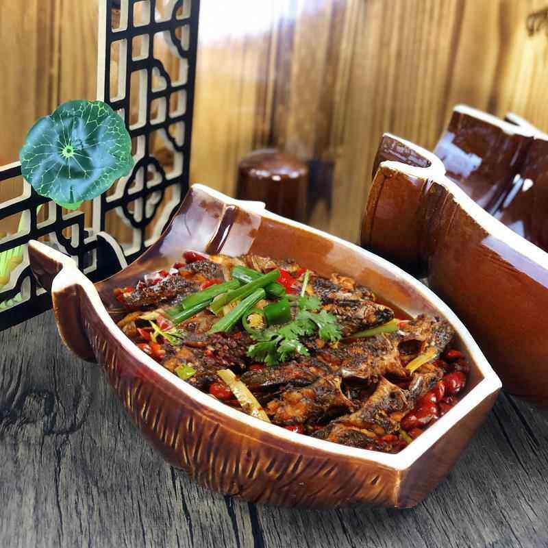 农家乐怀旧半瓦罐坛破罐子土陶半瓦片农家乐碗特色老式个性餐具盘,餐饮具,盘,淘宝优惠券,粉丝福利购,淘宝优惠卷