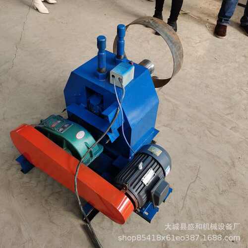 盛和供应钢筋卷圆机小型 电动角铁钢筋卷圆机 弯管机可定 制