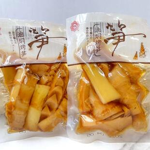 杭富油焖烤笋嫩笋即食酱菜下饭菜独立小包装休闲零食小吃散称500g