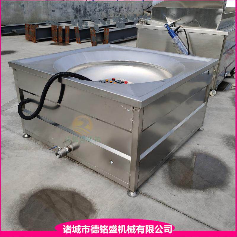 圆形电炸锅 龙虾片薯片小型油炸机 电加热手动肉皮拉皮机