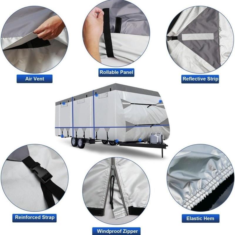 房车罩工厂直发跨境户外露营房车罩防水防尘隔户热车罩露营外房车