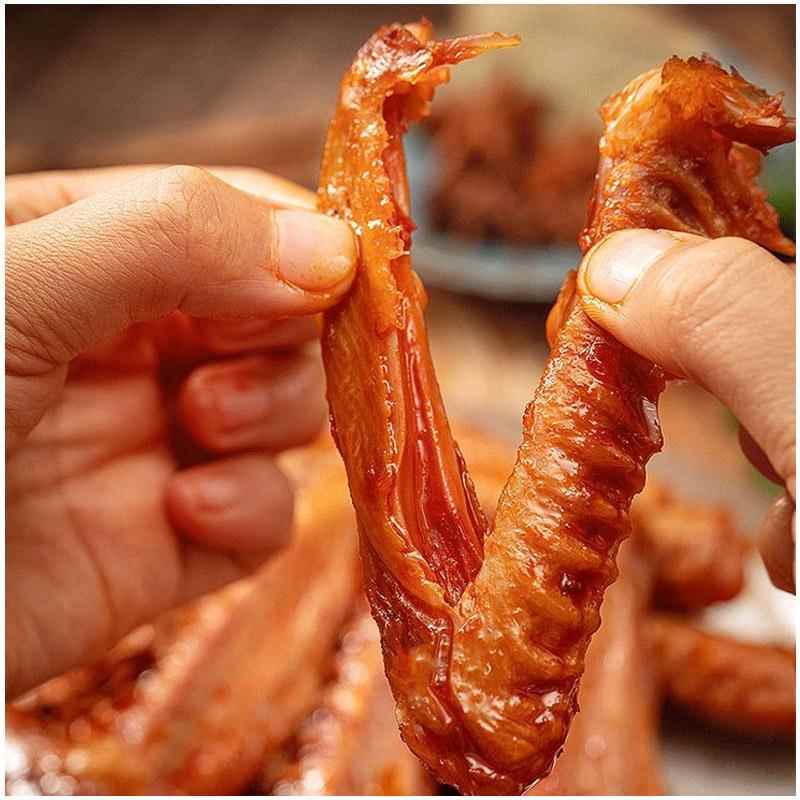 农夫三味鸭翅醋泡柠檬味泡鸭翅根网红熟食麻辣酱香小零食卤味香辣