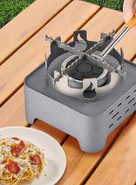 猛火炉N60s便携炉灶迷你旅行野外防风卡式炉露营1人用高海拔适用