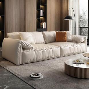 斯堪 纳维亚无障碍豪华象耳沙发织物直排防猫抓布技术布客厅现代