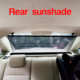 汽车尾窗窗帘 后挡汽车窗帘 6种宽度 手动后档隔热帘 汽车后窗帘
