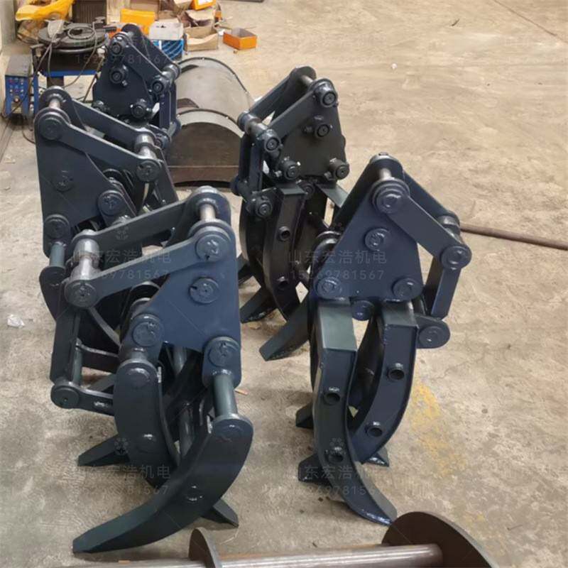 厂家供应2吨机械抓钳器挖掘机多功能小型抓木机
