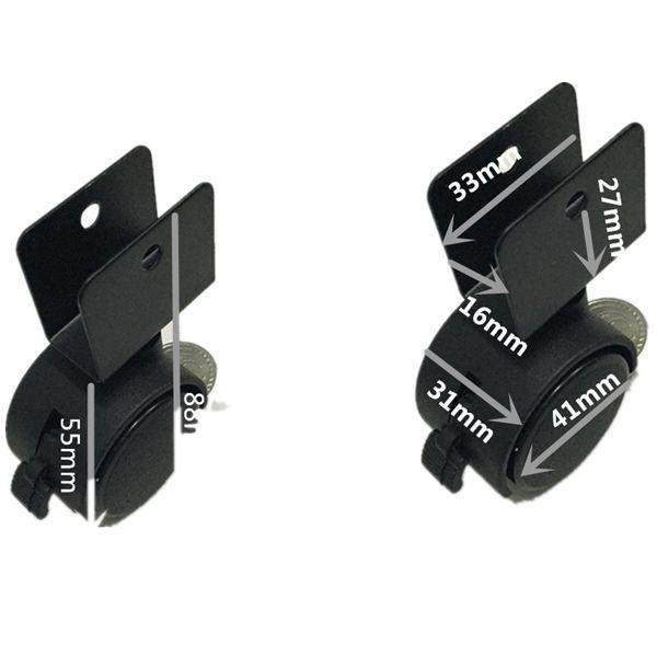 1.5寸U型夹板轮花架万向轮婴儿床轮子脚轮折叠餐桌滑轮家具脚滚轮,基础建材,脚轮/万向轮,淘宝优惠券,粉丝福利购,淘宝优惠卷