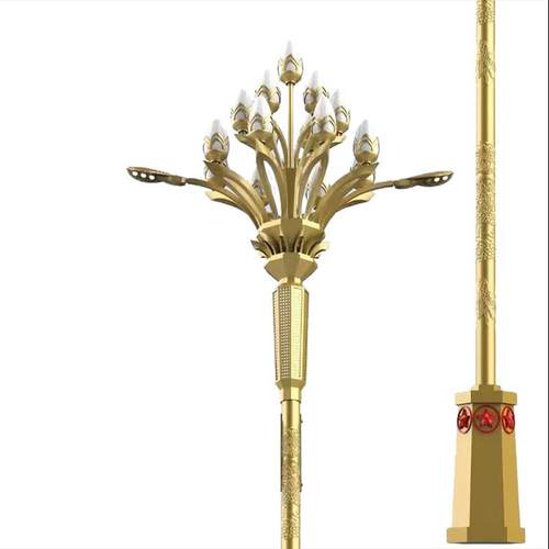 中华灯6米8米10米中高杆广场市政路灯玉兰灯景观灯定制智慧路灯