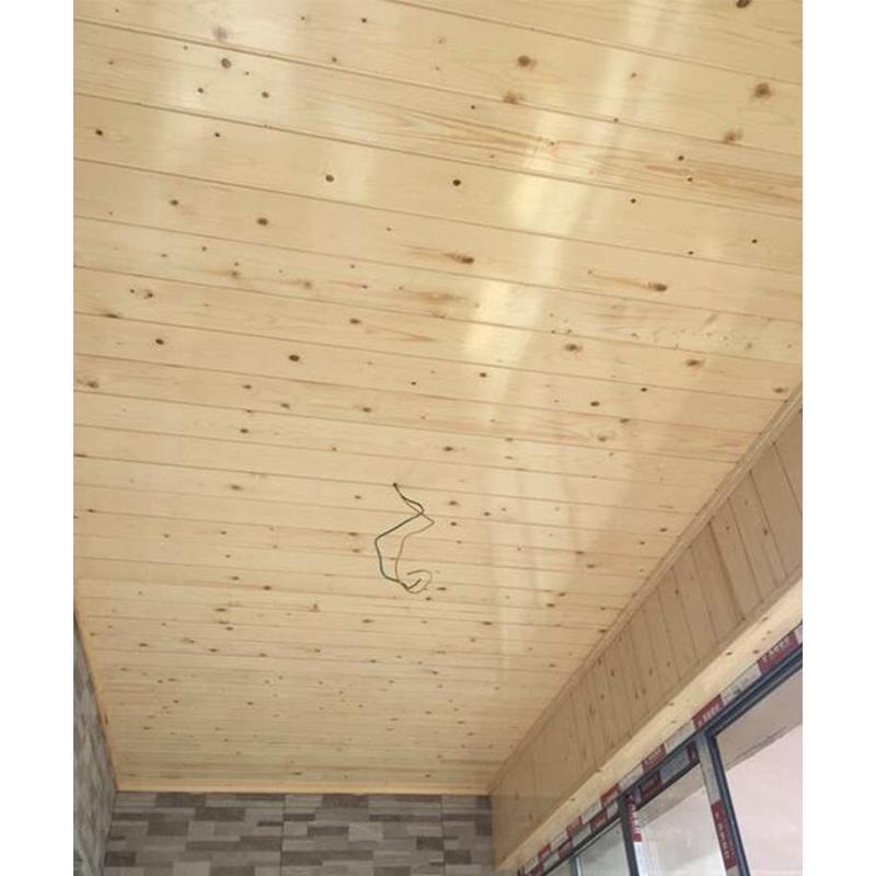 免漆桑拿板樟子松防腐碳化木扣板护墙板室内实木吊顶板墙裙墙面板