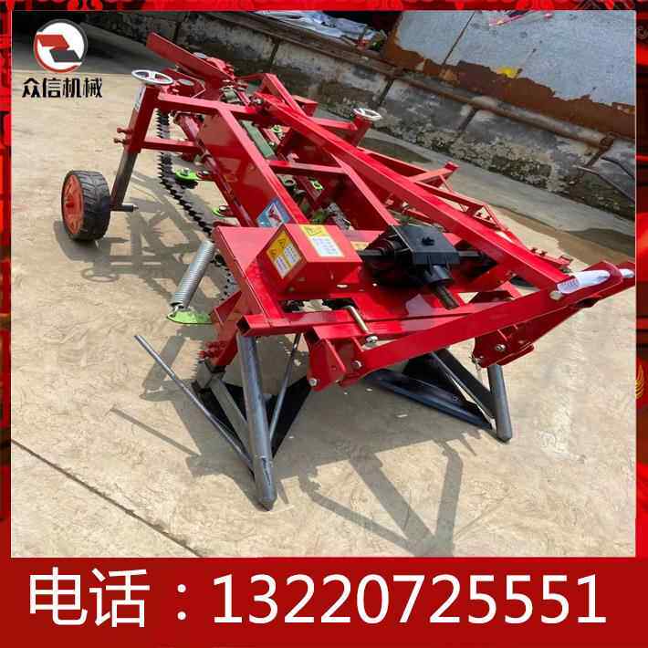 四轮拖拉机悬挂花生收获 收花生机器农用机械加重链条式
