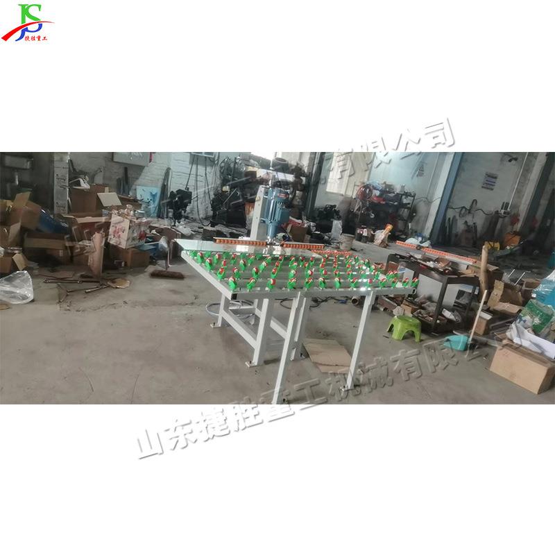 小型单头玻璃磨边机 异型玻璃修边设备 茶几圆边玻璃倒角设备