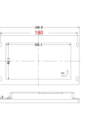 MCTC默纳克蓝光电梯7寸液晶图片机显示器SFTC-CCB-T7(TS7)-TPJ-YY