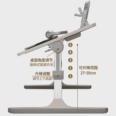 【N6级】可折叠升降床上升室小桌家AWS-S-00用学习书桌桌简约卧宿