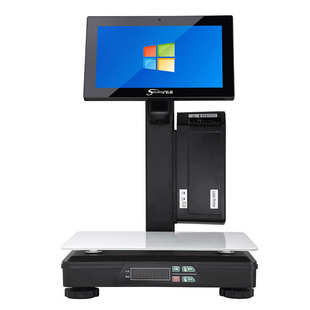 条码智能标签样食堂留电子秤打印机溯源秤秤农副产品批发市场ai