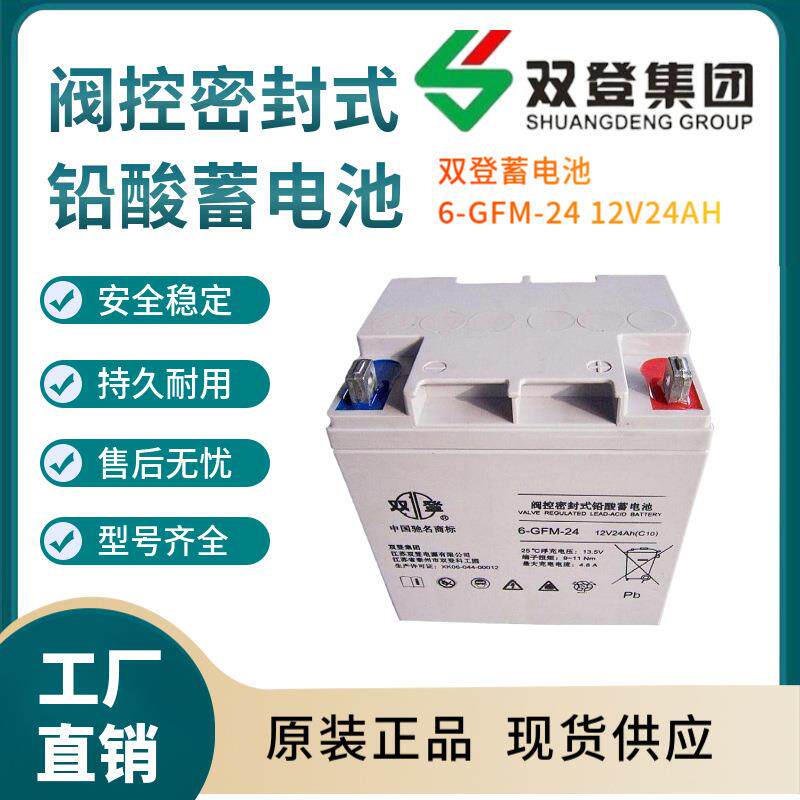 双登蓄电池6-GFM-2412V24AH电信基地深循环浮充使用