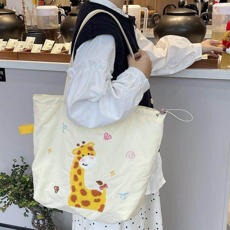 新款卡通大容量单肩包包女百搭抽绳糖果色单肩包可爱毛巾绣托 托,箱包皮具/热销女包/男包,托特包,淘宝优惠券,粉丝福利购,淘宝优惠卷