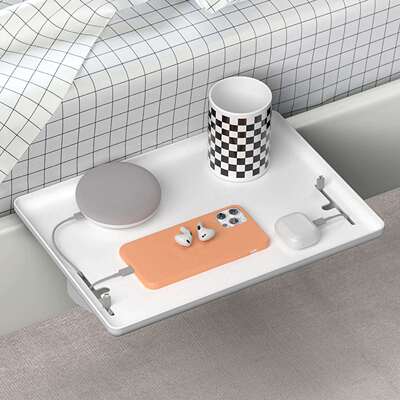 Bedside Shelf for Bed 床边置物架 夹在床头柜收纳架 床边托盘