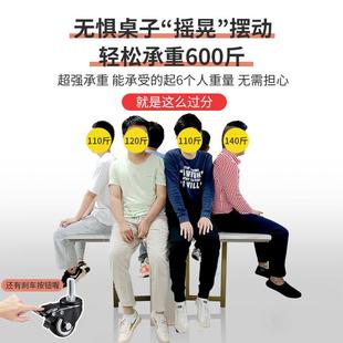 餐桌用家板小户型功能餐边多柜岩长方形餐桌亮光可伸656缩一体折