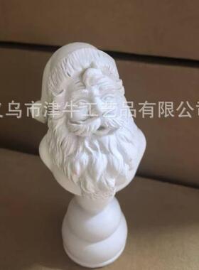 圣诞老人半身雕像装饰
