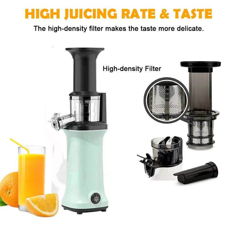 跨境现货家用小型迷你小口径大容量电动原汁机免滤渣汁分离榨汁机