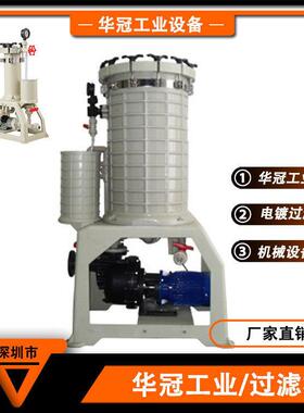 深圳供应吨位流量电镀过滤机 液过滤机耐酸涂装电镀过滤机