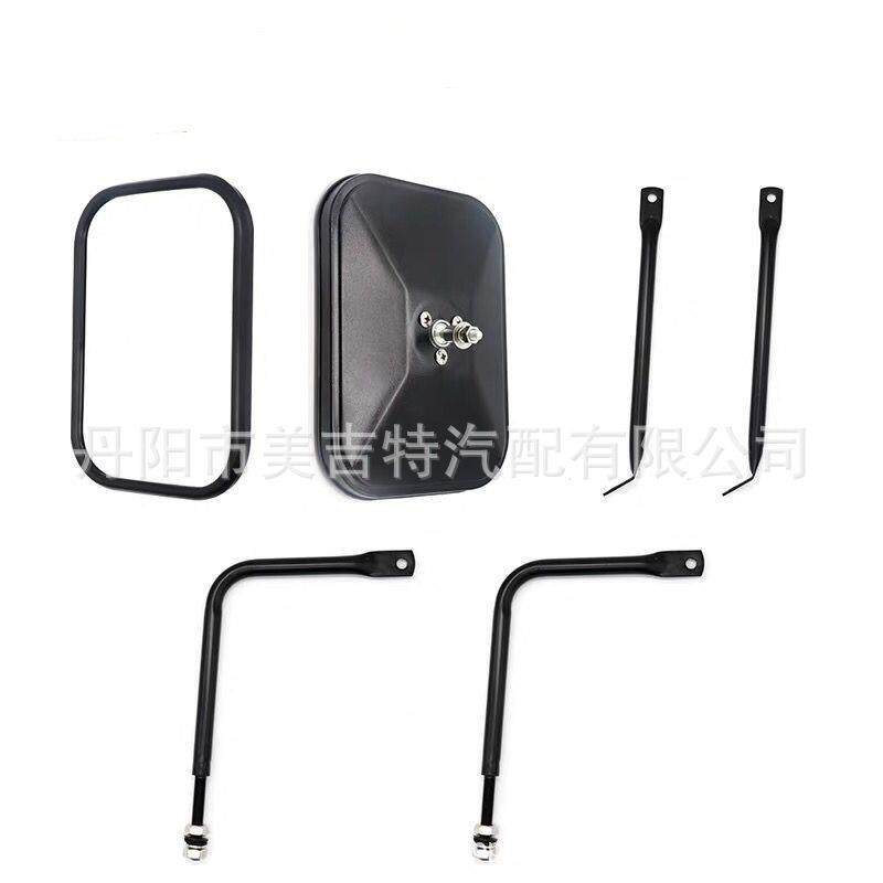 提供高品质个性改装TJ JK JL 牧马人车门倒车镜(三角支架长方镜）