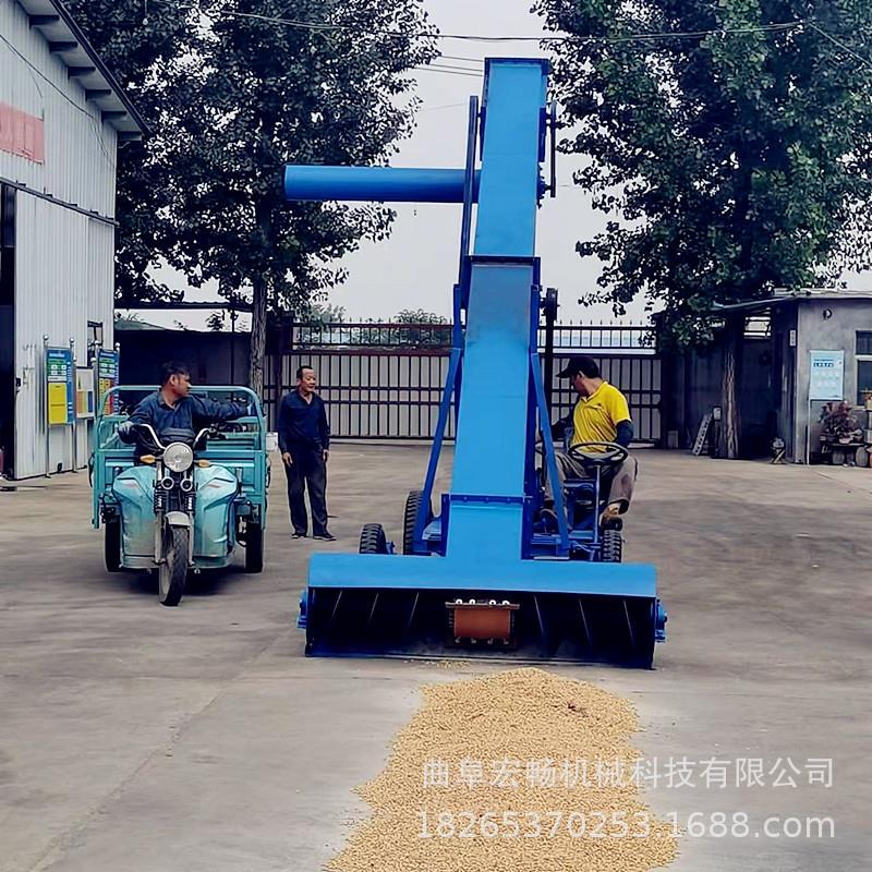 马路收粮自走式装车机24马力柴油扒粮机起粮机地面散粮装车机